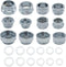 12 Pieces Faucet Adapter Kit, Kitchen Aerator Adapter Male To Female, Various Sizes Water Hose Adapter