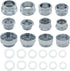 12 Pieces Faucet Adapter Kit, Kitchen Aerator Adapter Male To Female, Various Sizes Water Hose Adapter