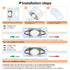 2 Pcs Inline Switch, White Cord Appliance Switch, Button ON Off for Lamp, Rated 2A 250V, Replacement for LED Electrical