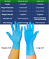 CORE Gloves 3-6 Nitrile Exam medical Gloves,Powder & Latex Free, Chemo, Fentanyl- mil - medical, hospital, box/case