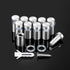1/2 x 3/4 Inch Sign Standoff Screws, Stainless Steel Wall Standoff Mounts for Glass Acrylic Signs