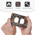 1 Outlet Covers Paisley Pattern Flower Cashew Flower Plant Gang Duplex Electrical Receptacle Faceplate Light Switch