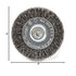 Forney 72728 Fine Crimped Wire Wheel Brush, 2-Inch-by-.008-Inch with 1/4-Inch Hex Shank