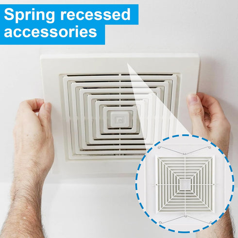 STSTR 4pcs Recessed Light Springs Clips, Stainless Steel Fixtures Spring Clips for Lightening, Ceiling Lighting Fan