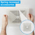 STSTR 4pcs Recessed Light Springs Clips, Stainless Steel Fixtures Spring Clips for Lightening, Ceiling Lighting Fan