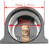 CHENJIN E26 Dual Lamp Socket with 1/8 Bracket Electric Wood Double Fork Lamp Holder for Chandeliers, Black