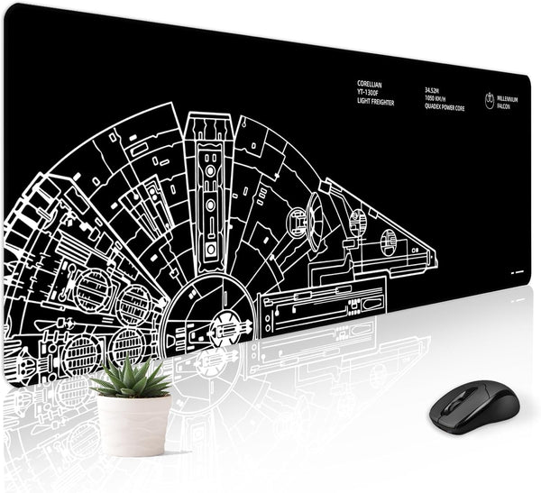Large Mouse Pad Desk Mat, Gaming XXL Keyboard Desktop Computer Laptop, Unique Design for Women Girls Men, 30x12''