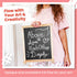 Chalkola White Chalk Markers, 6 Pack Dry Erase Liquid Pens for Chalkboard, Window, Bistro, Signs, 6mm Tip + 50 Labels
