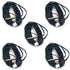 5Pcs NTC 10K 3950 Ohm Waterproof Temperature Sensor Probe, Stainless Digital Thermal Sensor Cable Length 2M