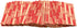 Penny Coin Wrappers - 100 Flat Striped Coin Wrappers