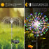 HPUFKOT Garden,2 Pack 200 8 (Colorama-2Pack) Solar Garden Lights Outdoor,Waterproof LED Twinkling Firework Lights