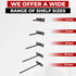 Set 4 (1/4 inch (10 inch of Floating Shelf Brackets Heavy Duty Thick Baseplate) Painted Black Mild Steel/Bracket