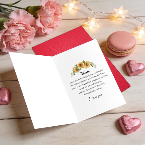 Heartfelt Mother's Day Card for Mom | Funny & Touching Gift