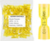 haisstronica 100pcs Yellow Heat Shrink Female Spade Connectors, 12-10 Gauge Insulated Electrical Crimp Terminals