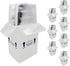 ELAZEKES 7x6x10 Small Insulated Shipping Boxes for Frozen Food, 8 Pack Double Insulated