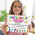 AUGTHEEP 35 8.5 11 Inches Pcs Preschool Diploma for Kids Preschool Graduation Award Certificate for Kids Certificates