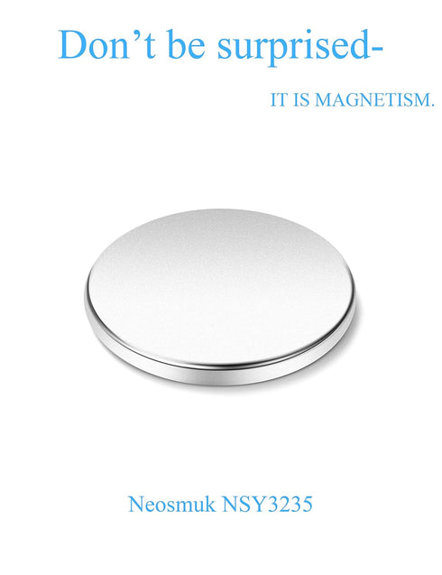 Neosmuk Rare Earth Magnets, Super Strong Heavy Duty Neodymium Magnets with Adhesive Backing for Craft, Industrial Use