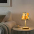 3 ALAZA Table Lamp Dandelion Yellow Flower Bedside Lamp for Bedroom LED Nightstand Desk Lamp with USB Port, Way