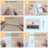 ID Badge Holder with Plastic Clip, Waterproof Horizontal Hard Plastic Case for ID Cards - 3 Pack