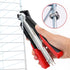 2500pcs Hog Ring Pliers Kit Automatic with Nails for Chicken Wire Fencing Fastening Clamp Fencing Tool C Ring Stapler