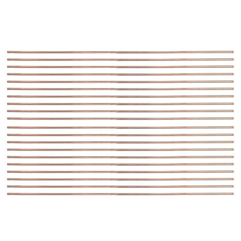 20Pcs Copper Welding Rod Selffluxing Brazing Round Welding Rod Low Temperature Welding Consumables for Air Conditioner Refrigerators