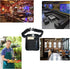 Server Waist Pouch, Black Server Aprons Short Canvas Pocket Apron Restaurant Aprons with Pockets Adjustable Belt