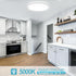 5000K 9.5 Inch 18W 1650LM Airand LED Flush Mount Ceiling Light Daylight LED Ceiling Light Fixture Bathroom Ceiling