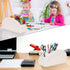 SITHON Remote Control Holder with 5 Compartments, PU Leather Caddy Desktop Organizer for TV, DVD, Blu-Ray, Media Player