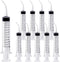Wisdom Teeth Syringe, 12ml Dental Syringe with Curved Tip & Measurement, Sterile Individually Packaged for Oral Dental
