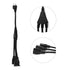 1 3 1.5FT 3 Light,16/3 SJT,Black,1pack oviitech to Power Cord Splitter Cable, Indoor Prong Power Strip for Halloween