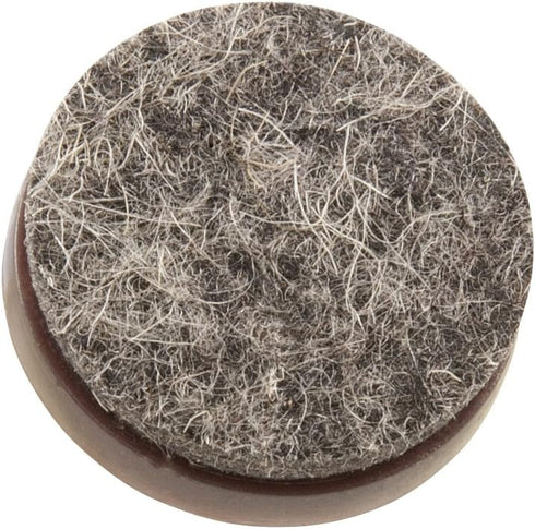 8 Pack 1" SoftTouch Round Nail-On Felt Pads Heavy Duty Furniture Leg Protectors for Hardwood, Tile & Laminate Floors