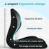 BANKQF Tailbone Seat Cushion for Office Chair and Car, Lumbar Support Pillow for Office Chair, Memory Foam Ergonomic