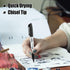 Permanent Markers, 80 Count Black Fine Point, Waterproof & Smear Proof Markers, Quick Drying Office Supplies for Home