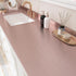Countertops 15.7"118" Rose Gold Stainless Steel Contact Paper Pink Peel and Stick Wallpaper Waterproof Brushed Metal