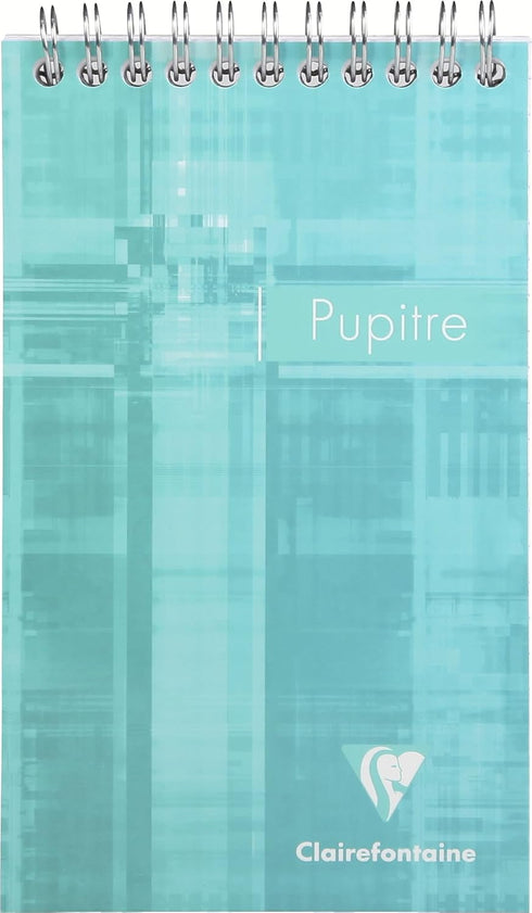 Clairefontaine Wirebound Notepad - Ruled 80 Sheets - 4 1/4 x 6 3/4 - Sold Individually