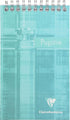 Clairefontaine Wirebound Notepad - Ruled 80 Sheets - 4 1/4 x 6 3/4 - Sold Individually