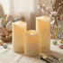 Pack 12 (D2.15'' H4''5''6'') 10-Key 24 Enido Flameless Candles Led Candles of Battery Candles x Waterproof Outdoor