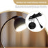 NUOBESTY 11ft Bulbs Ac110 Floor Lamp Foot Switch Replacement Extension Cord Step-on Button Us Standard Plug Controls