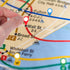 Shimmeroo 280Pcs Map Location Position Stickers, Self Adhesive Map Markers Indicator Labels Colorful Tracking Stickers