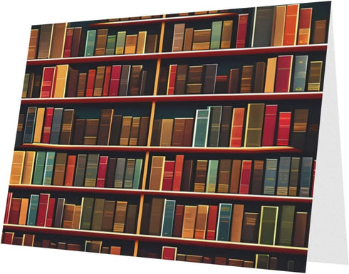 Eekstdbn Greeting Cards Library Bookshelf Book Greetingcard With All Occasion Cards Invitation Holiday Card Anniversary