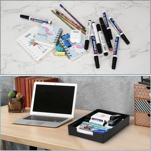Stackable Letter Tray Paper Organizer, A4 Size Desk Organizer for Letter Paper, Plastic Holder for Office