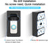 Adhesive Mount Compatible with Video Doorbell, No-Drill Mounting Bracket Cover Holder, Not Block Doorbell Sensor