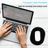 Rimilak Small Waterproof Mouse Pad, 6 x 8 Inch Compact Mini Mat for Laptop, Wireless Mouse, Home Office, Travel, Black.