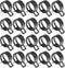 MroMax 20Pcs 0.94"(24mm) ID Spring Band Hose Clamps for Automotive Replacement Fastener