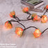 TWINKVILLA 10 Bulbs, Decorative String Lights Plug in with Flower Garland Fairy Lights Connectable Weatherproof Outdoor