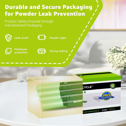greencycle 1 PK Compatible Black Toner Cartridge Replacement for HP Q5942A Q5942, 10,000 Pages