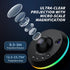 1 180 Galaxy Projector, Star Projector Home Planetarium with Glass Projection Disc, Rotatable Starry Sky Night Light