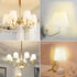 Zapanopan Set 6 Shades,3.5" 5.1" 5.5",Small of Clip-on Mini Chandelier Lamp x x Barrel,Handmade,Traditional