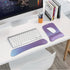 Petmolico 2 Set,Pain Mouse Pad with Wrist Rest - PCS Wrist Rest Support for Ergonomic Mouse Pad & Keyboard