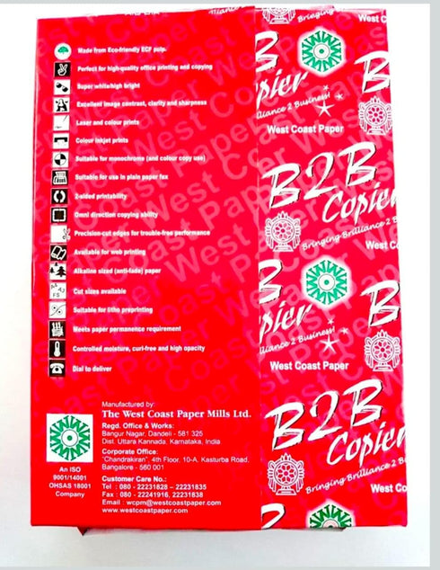 B2B A4, 70 500 Copier Paper, GSM, Sheet